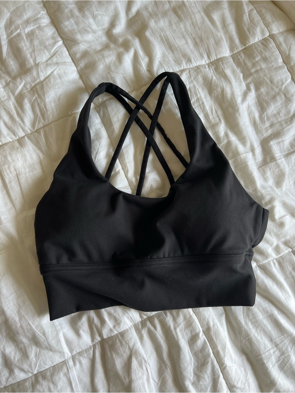 P'tula Black Strappy Crop Bralette